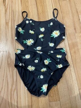 Kids Old Navy Navy Black Swimsuit